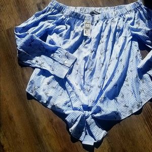 Express off the shoulder blouse